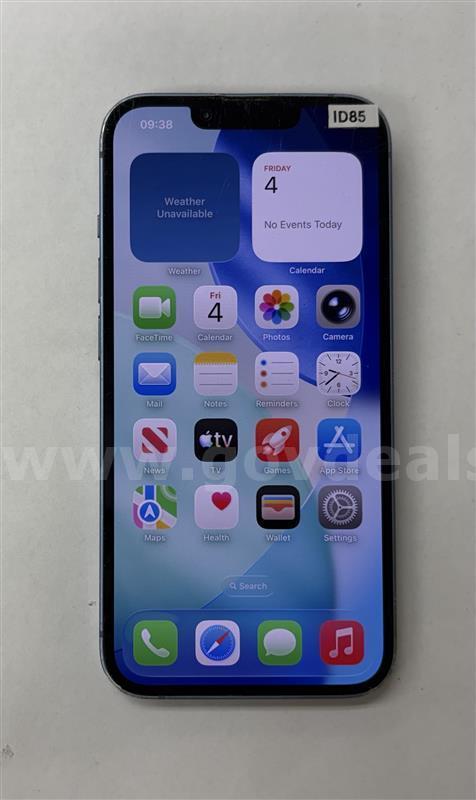 Apple iPhone 14 Blue 128GB – Reset and Activated – Grade D – 76% Battery