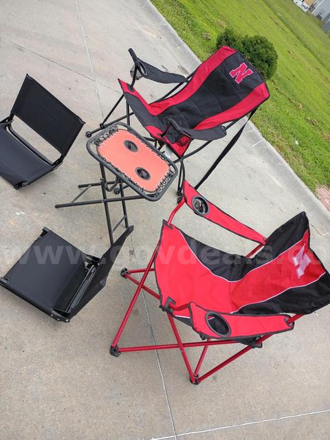 Tailgating Game Day Lot of chairs