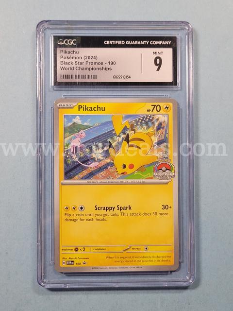 2024 Pikachu Pokémon Black Star Promos