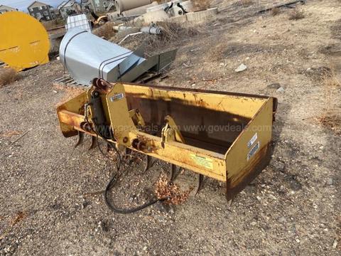 2001 Gannon HDF515LR 7' Box Scraper with Hydraulic Cylinder β 3-Point