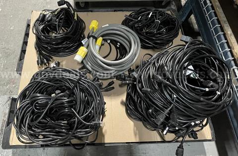 Lot of 134 Power Cords IEC C13 C14 C19 to NEMA 5-15P L5-20P Mixed Lengths Server Cables