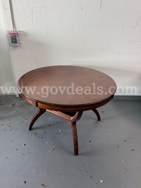 ornate round table