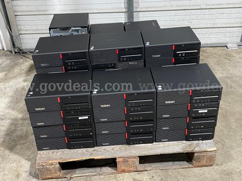 Lot of (40) Mixed Lenovo ThinkCentre and HP ProDesk Computers
