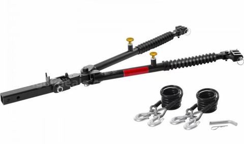 SHIPPING AVAILABLE Tow Bar, 10000 Ibs Towing Capacity with Ropes, Powder-Coating Alloy Steel Bumper-Mounted(M3-2)