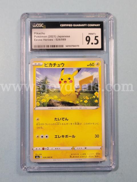 2021 Pikachu Japanese Pokémon Eevee Heroes