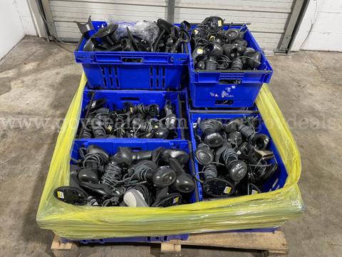 A Pallet of Handheld Barcode Scanners – Mixed Models