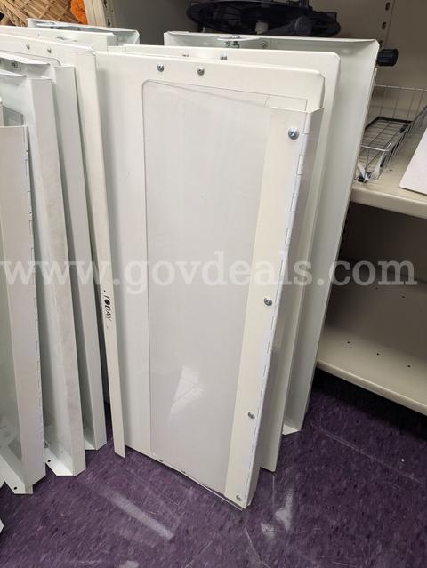25 Metal shelves (6 with acrylic holders attached, 19 without)