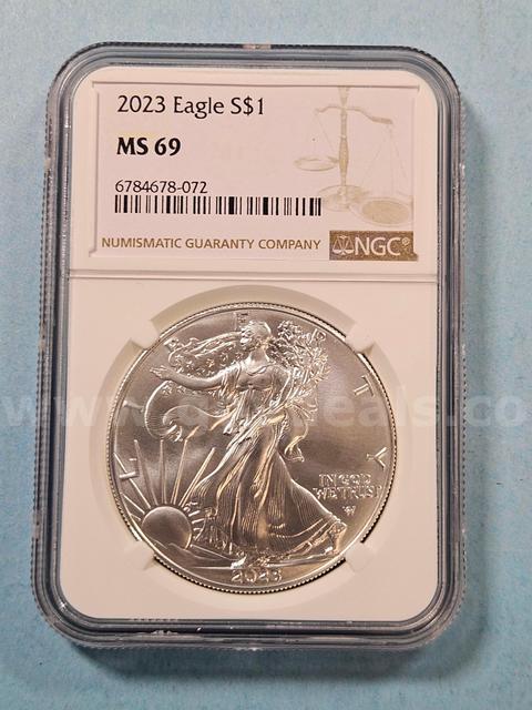 2023 MS69 Liberty Eagle Silver Dollar