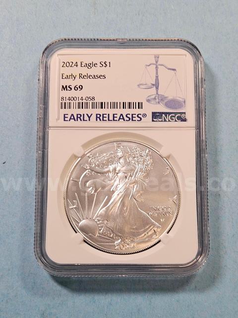 2024 MS69 Liberty Eagle Silver Dollar
