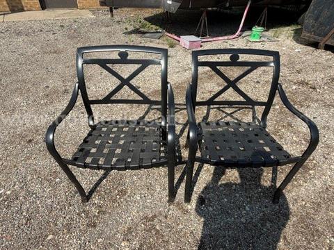 2 outdoor chairs