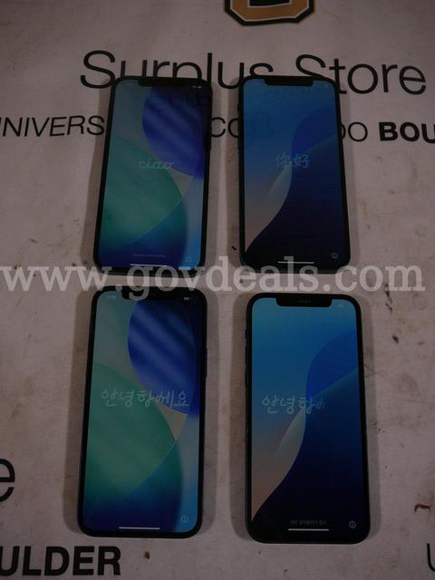 Lot of 4 Blue iPhone 12 128GB