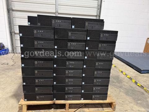 Lot of (92)  Dell OptiPlex 3050 / 5040 & Precision 3420 SFF Desktop Computers – Core i5