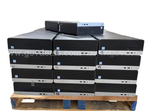 Lot of (50) HP ProDesk Small Form Factor Desktop Computers – 8th Gen Intel