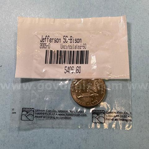 2005-D Jefferson Bison Nickel