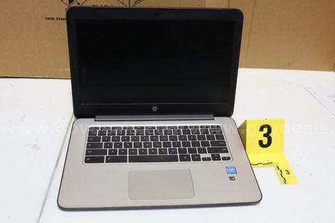 HP Computer Chromebook silver in color