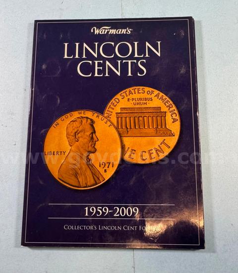 1959-2009 Lincoln Cents Whitman Album