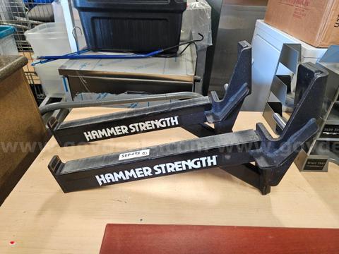 Hammer Strength Flexible Bar Catch Rack Attachment (2)