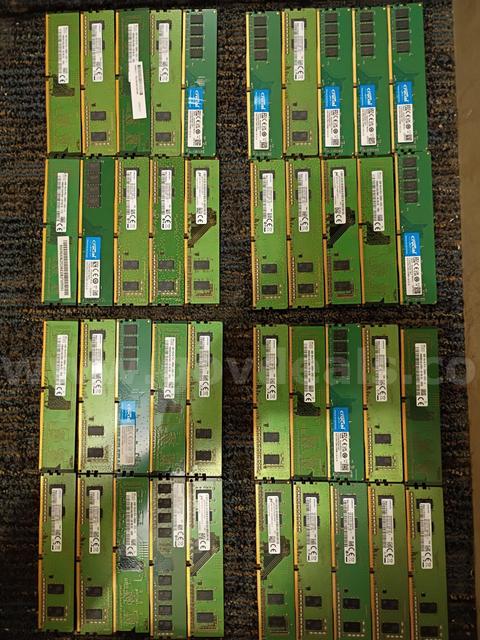Lot of (40) sticks of 4GB DDR4 Desktop RAM