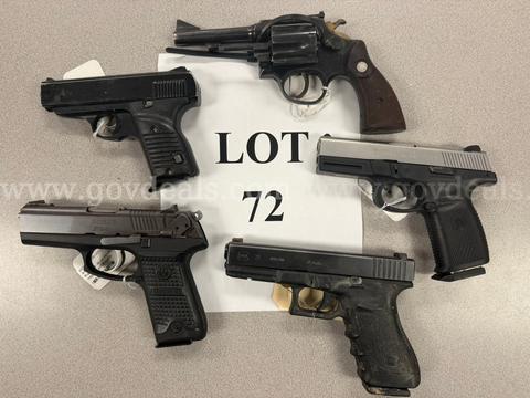 5 Handguns - Lot 72