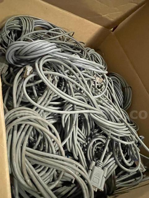 Cleaned Lot 50 – Datalogic RS-232 Cables 15ft (P/N 90A052121)