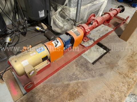 Pump, Progressing Cavity Pump, Roper Baldor Reliance, 5HP, 230/460V, Qty 1