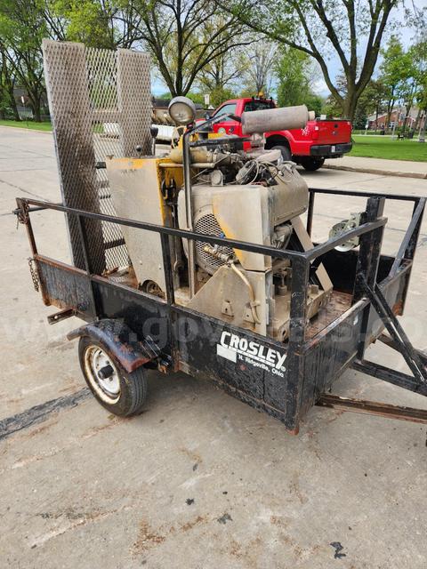 1998 STOW SLICER 2 CROSLEY CONCRETE SAW TRAILER