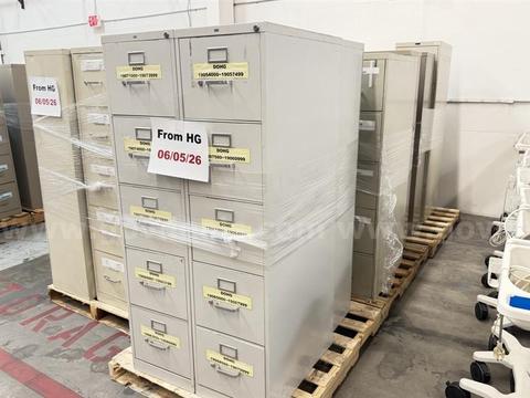 LOT OF VARIOUS FILE CABINETS, 24