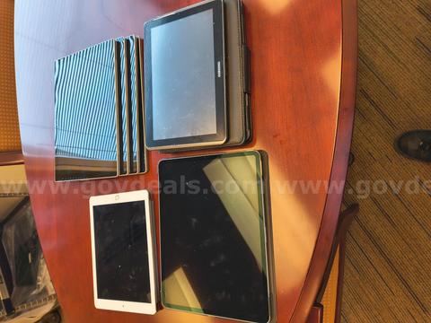 2-iPads Pro, 2-Samsung Tablets, and 4 Surface Book Pros. Sold asis for parts.