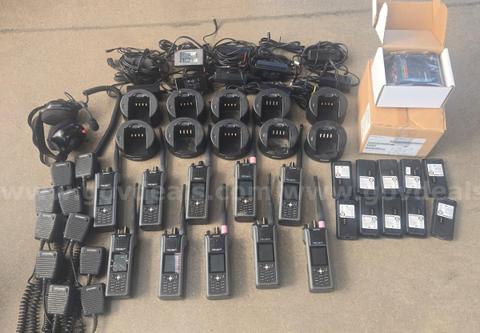 Harris Radios with accessories