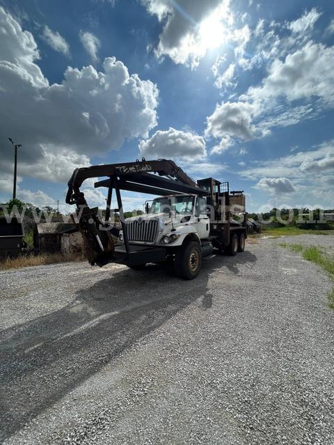 WHITE 2008 INTERNATIONAL 7400BA WITH BARKO LOADER TRUCK