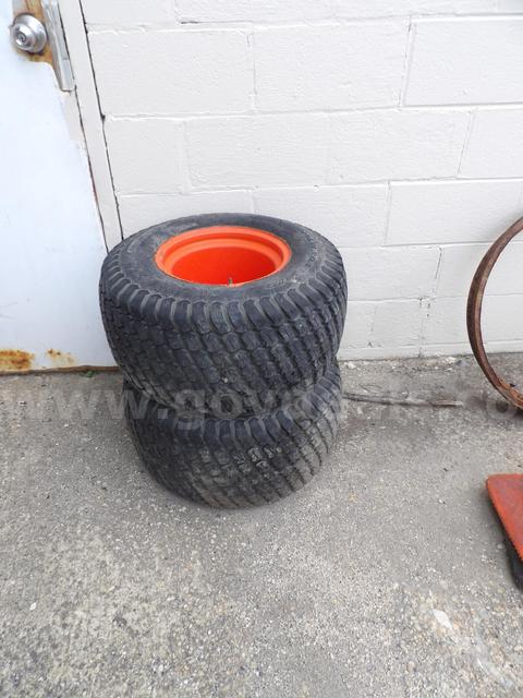2 Tires from a Kubota Mower
