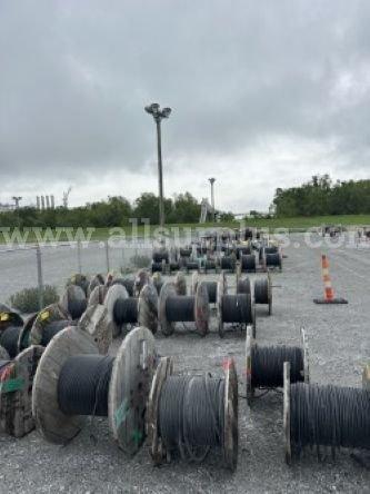 Cable Reels, 1PR to 24PR, 1/0 to 16AWG, Qty 144 Partial Reels, Approx 63,761 Ft