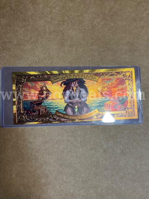 Gold Foil Fantasy Note