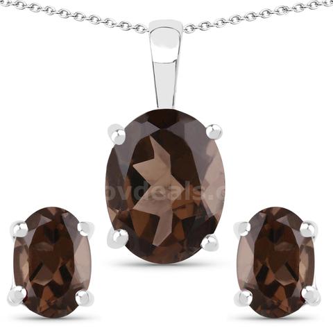 SMOKEY QUARTZ Jewelry Set