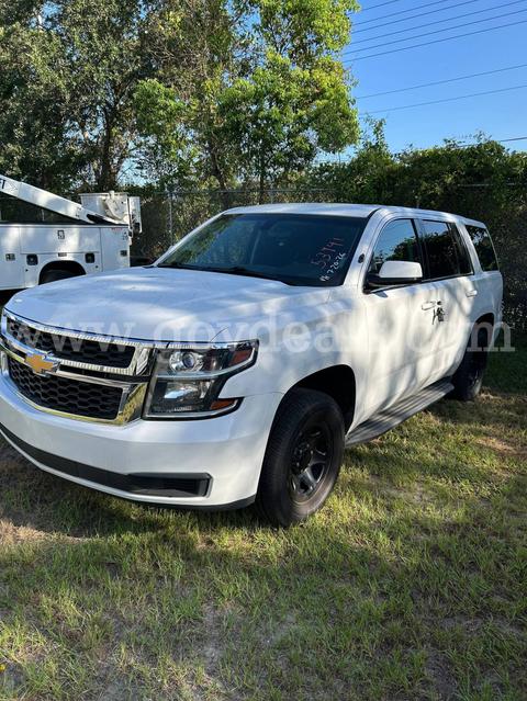 WHITE 2015 CHEVROLET TAHOE