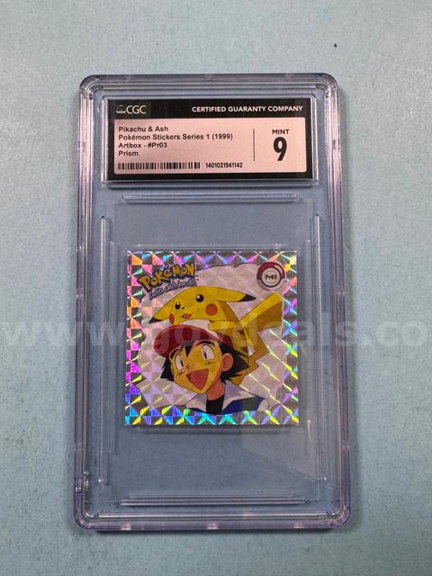 1999 Pikachu & Ash Sticker