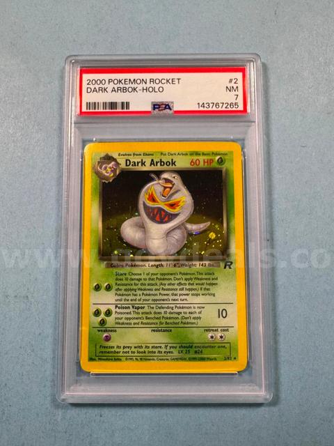2000 Dark Arbok Pokémon Holo