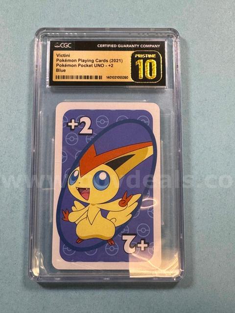 2021 Victini Pokemon Pocket Uno +2 Blue