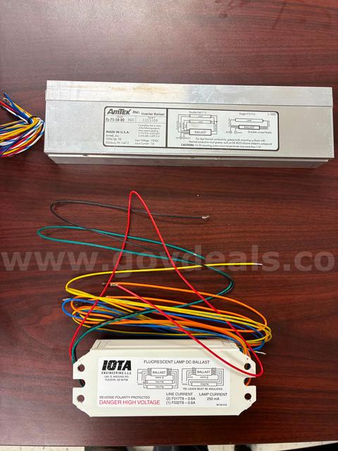 33020769, Ballast, inverter single & double lamps, Quantity 78 units.