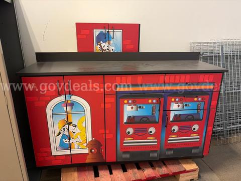 Lot of 3 Clinton Industries Cabinets