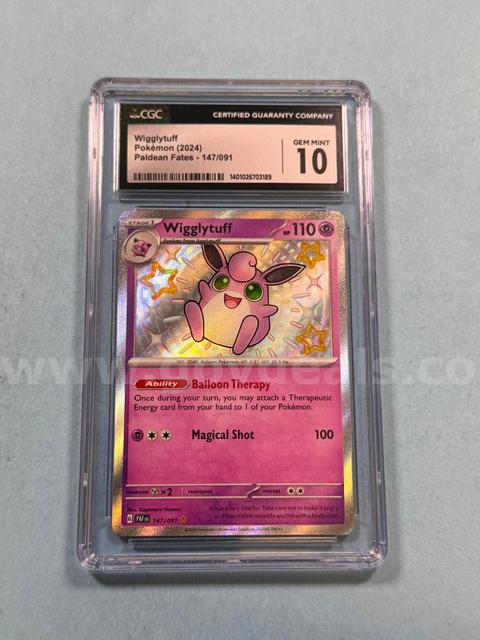 2024 Wigglytuff Pokemon Paldean Fates