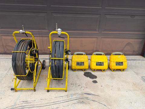 Pearpoint Flexiprobe Sewer Inspection System – (3) P340+/P330+ Controllers, (2) Reels – Shipping Available