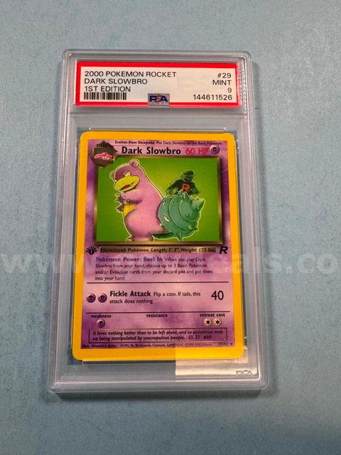 2000 Dark Slowbro Pokemon Rocket