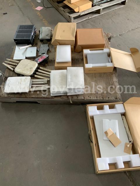 A box full of Cisco Meraki / Fortinet / Starlink