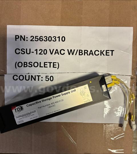 256303310, 120 Vac w/Bracket, Quantity 50 units.