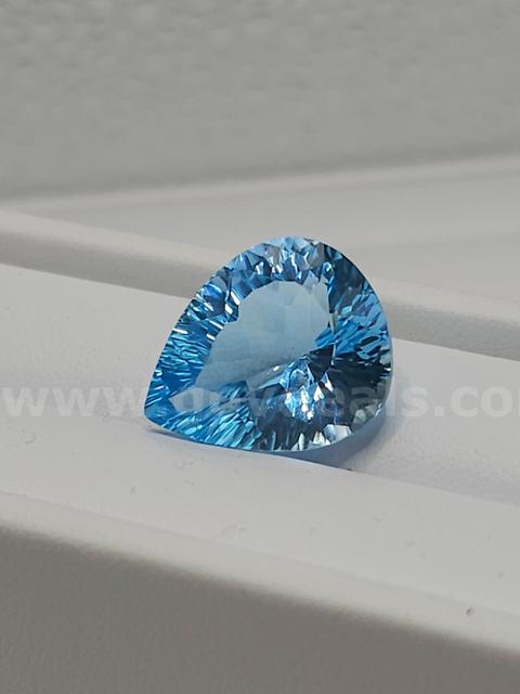 Massive 16.6 CT London Blue Topaz Designer Cut Great Investment