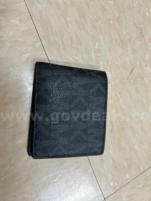 Black colored wallet