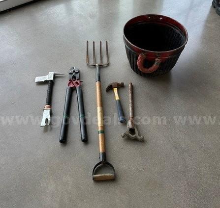 Misc. Tools and a bucket