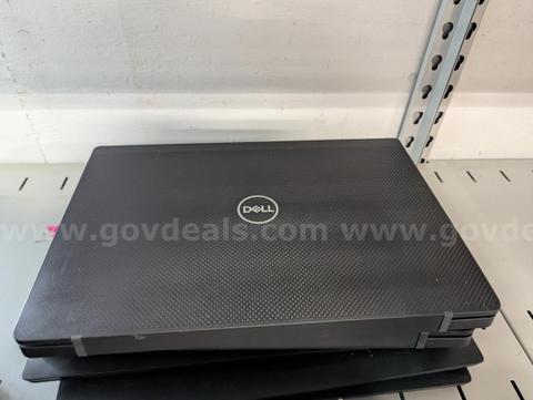 Lot of 5 Used Dell Latitude Laptops