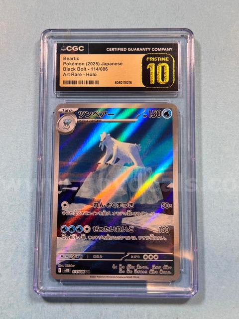 2025 Beartic Japanese Pokémon Art Rare Holo